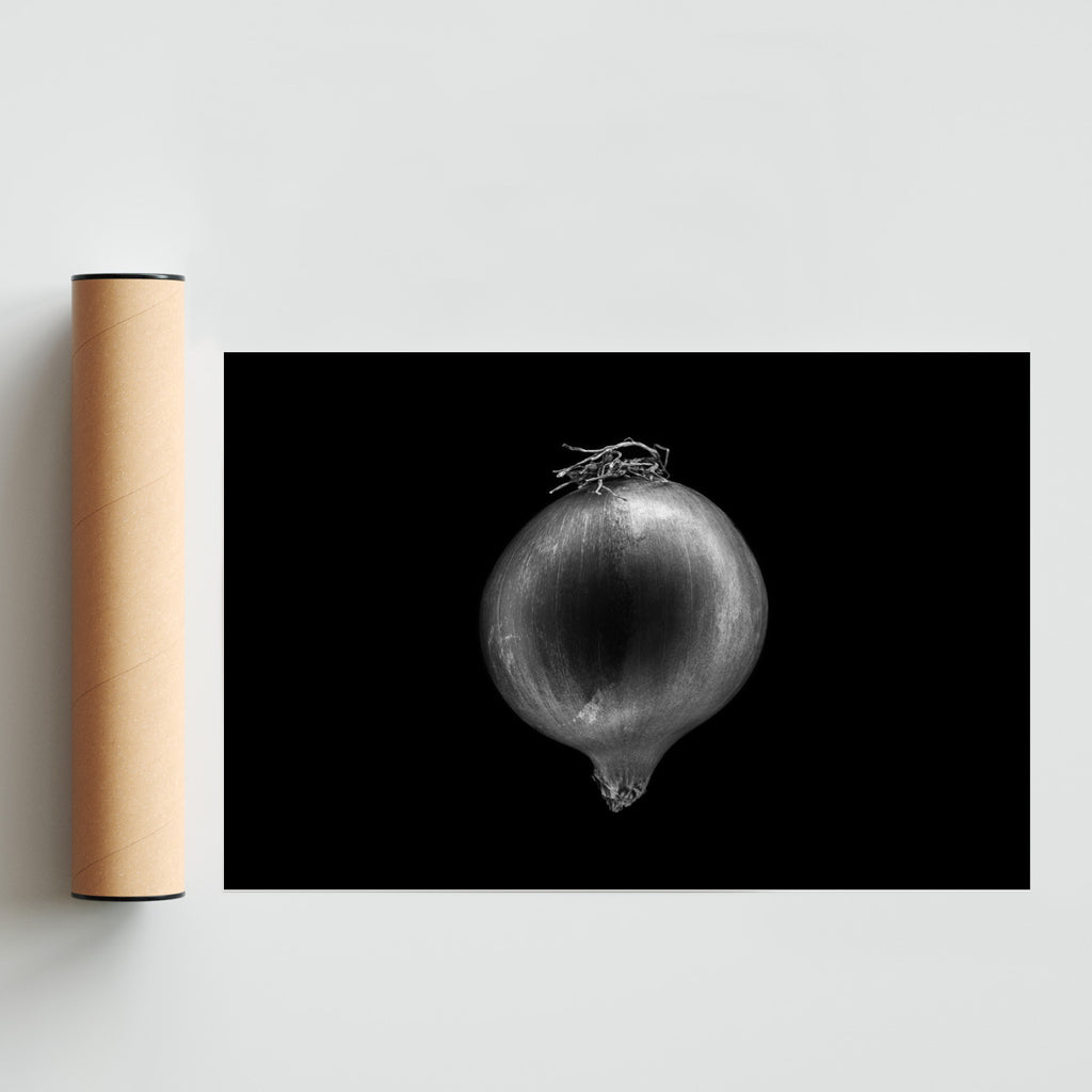 Black and white onion - FotoH solo print