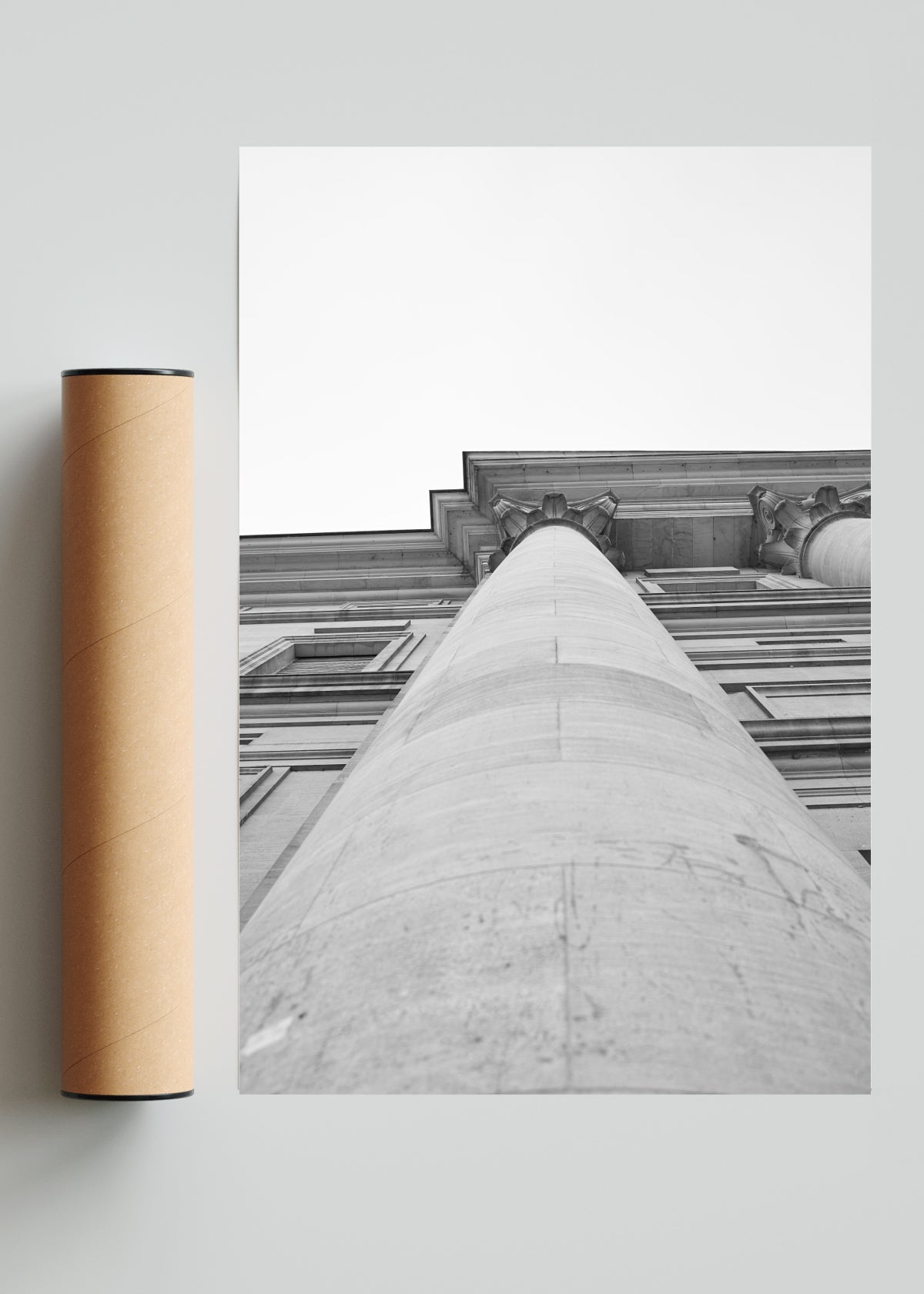 Columna contrapicada - FotoV Solo print