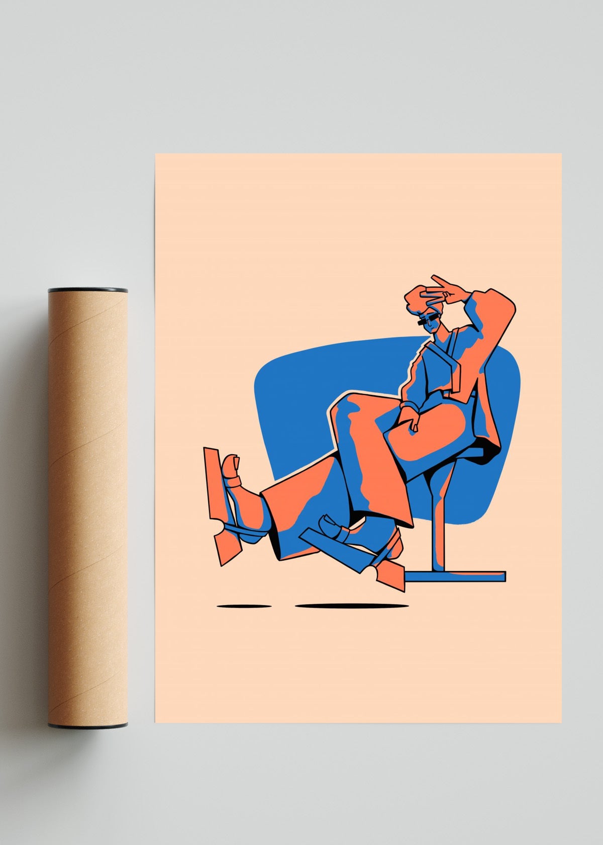 Orange - Retrato solo print