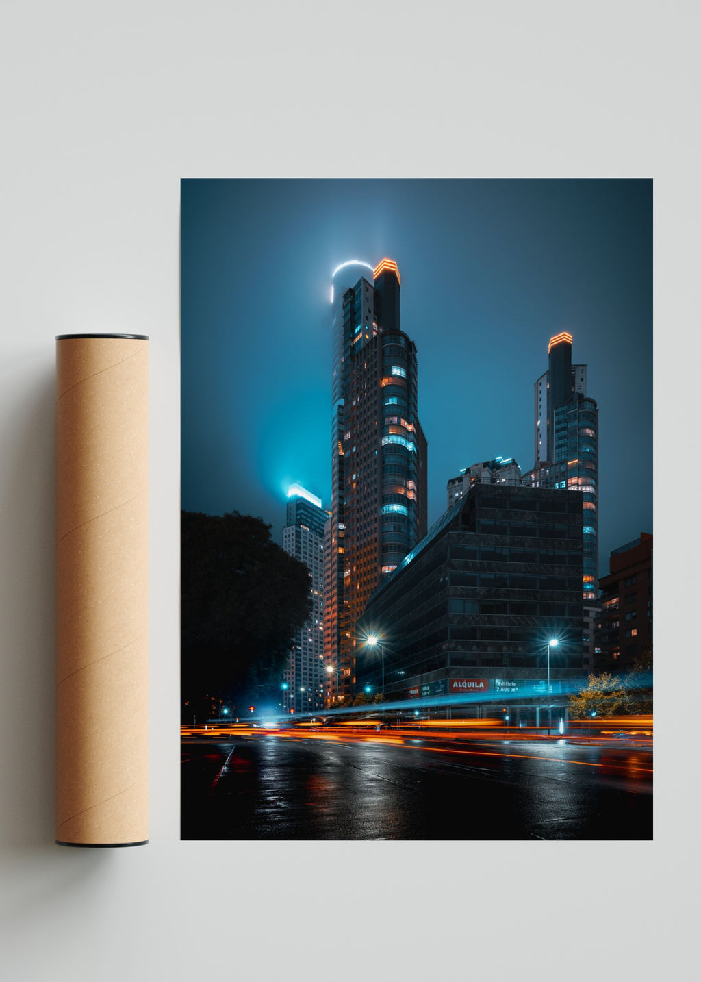Gigantes en la niebla - Retrato solo print