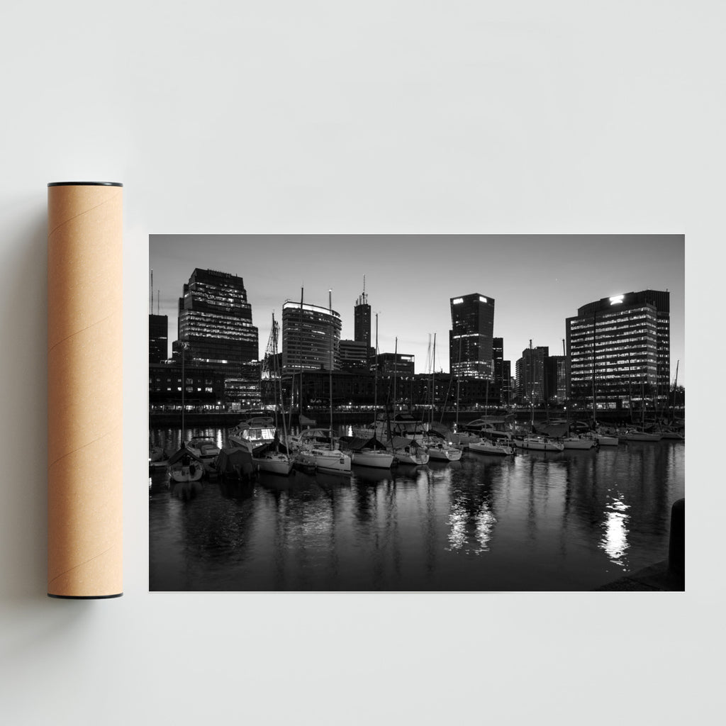 Comienza la noche en Buenos Aires - FotoH solo print