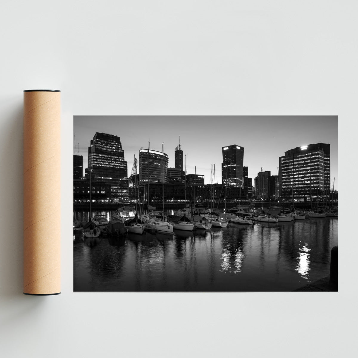 Comienza la noche en Buenos Aires - FotoH solo print