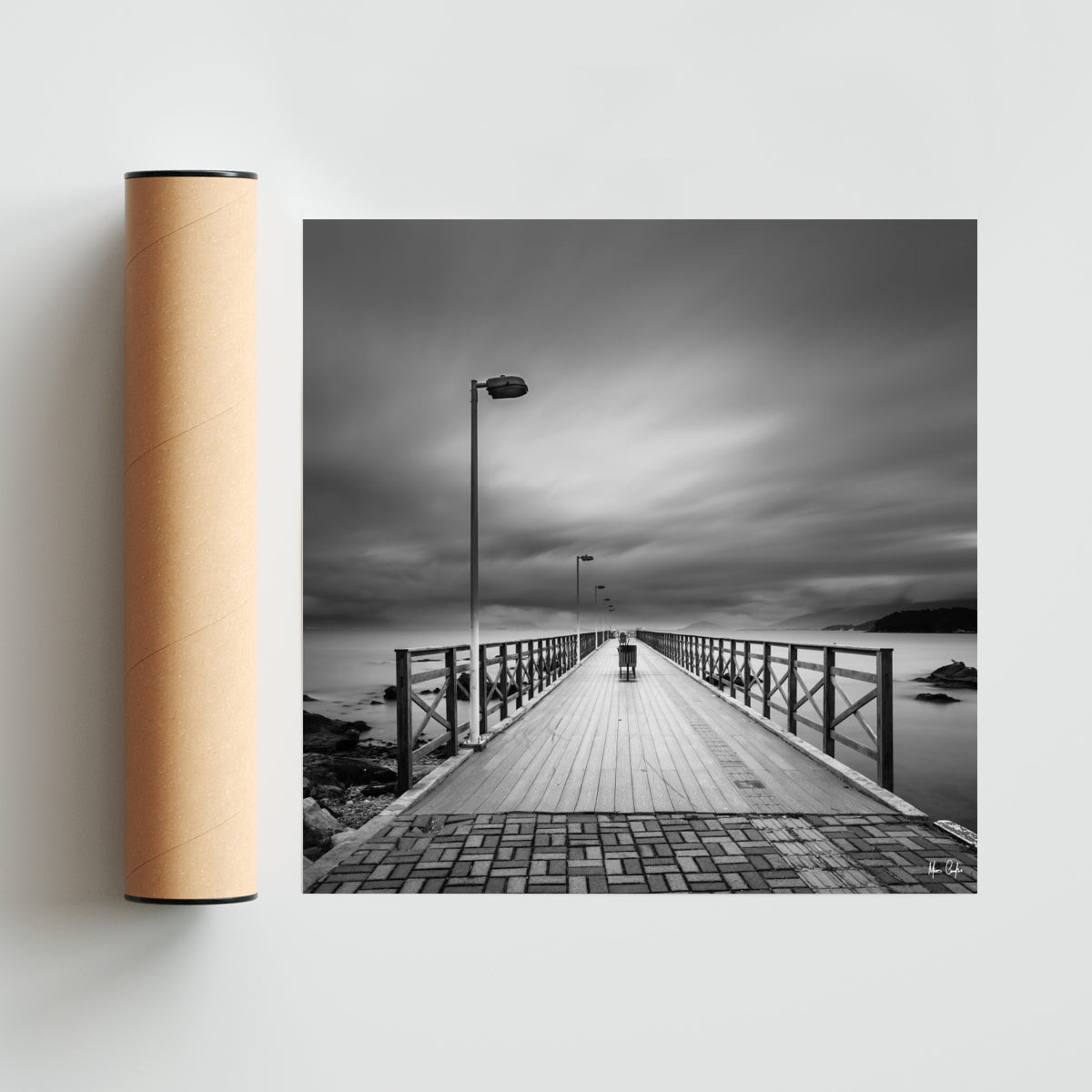 FRIO NO TRAPICHE - Cuadrado solo print