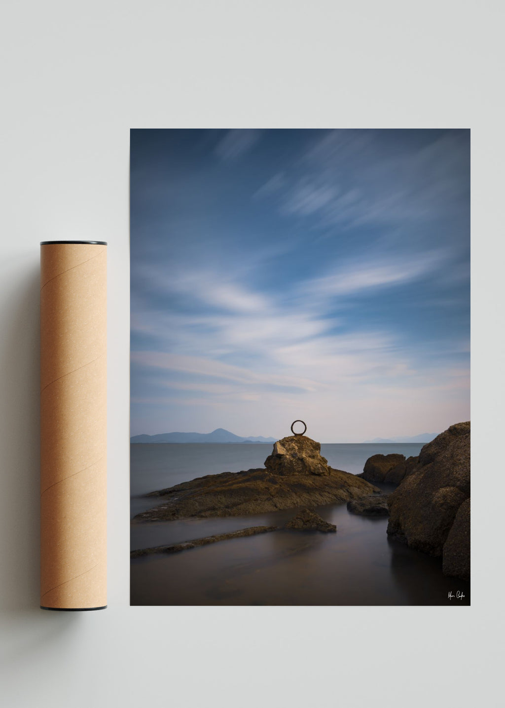 ARGOLA NO MAR - Retrato solo print