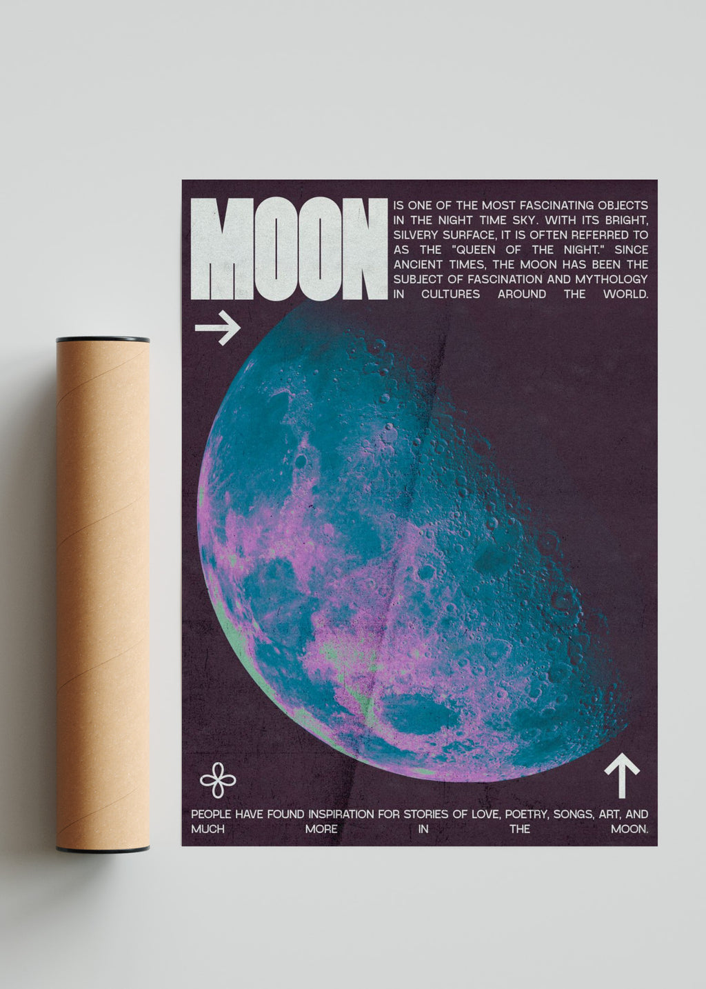 Moon - Retrato solo print