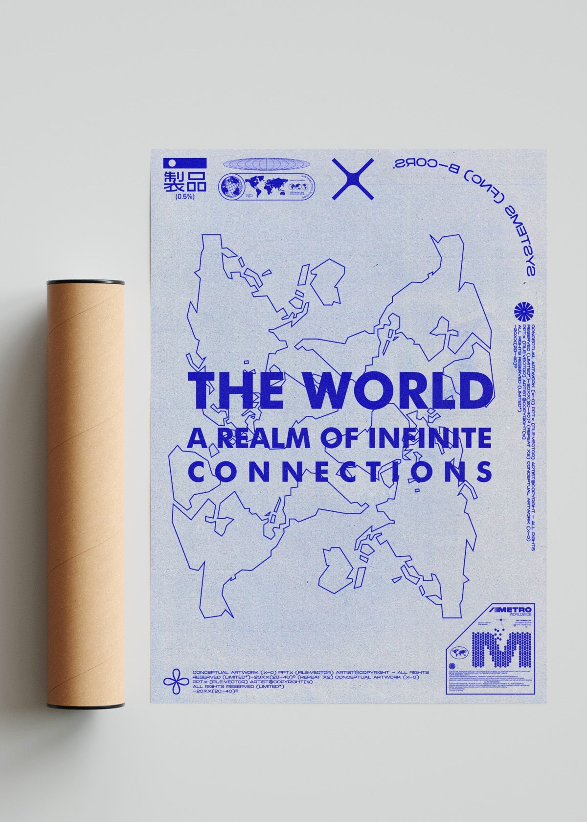 World - Retrato solo print