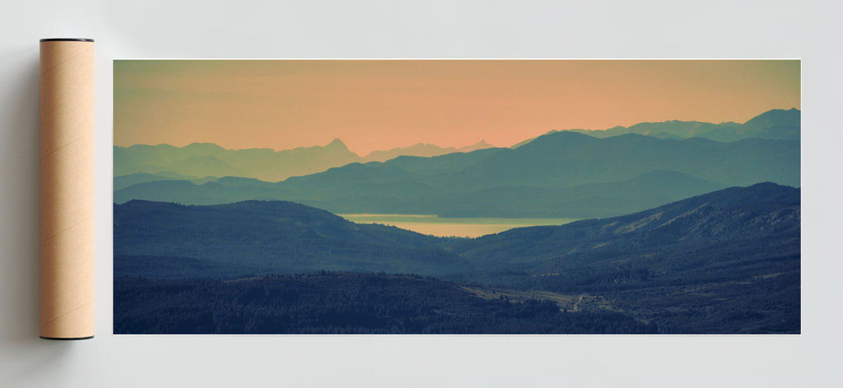 Atardecer de nahuel - Pano H Solo print