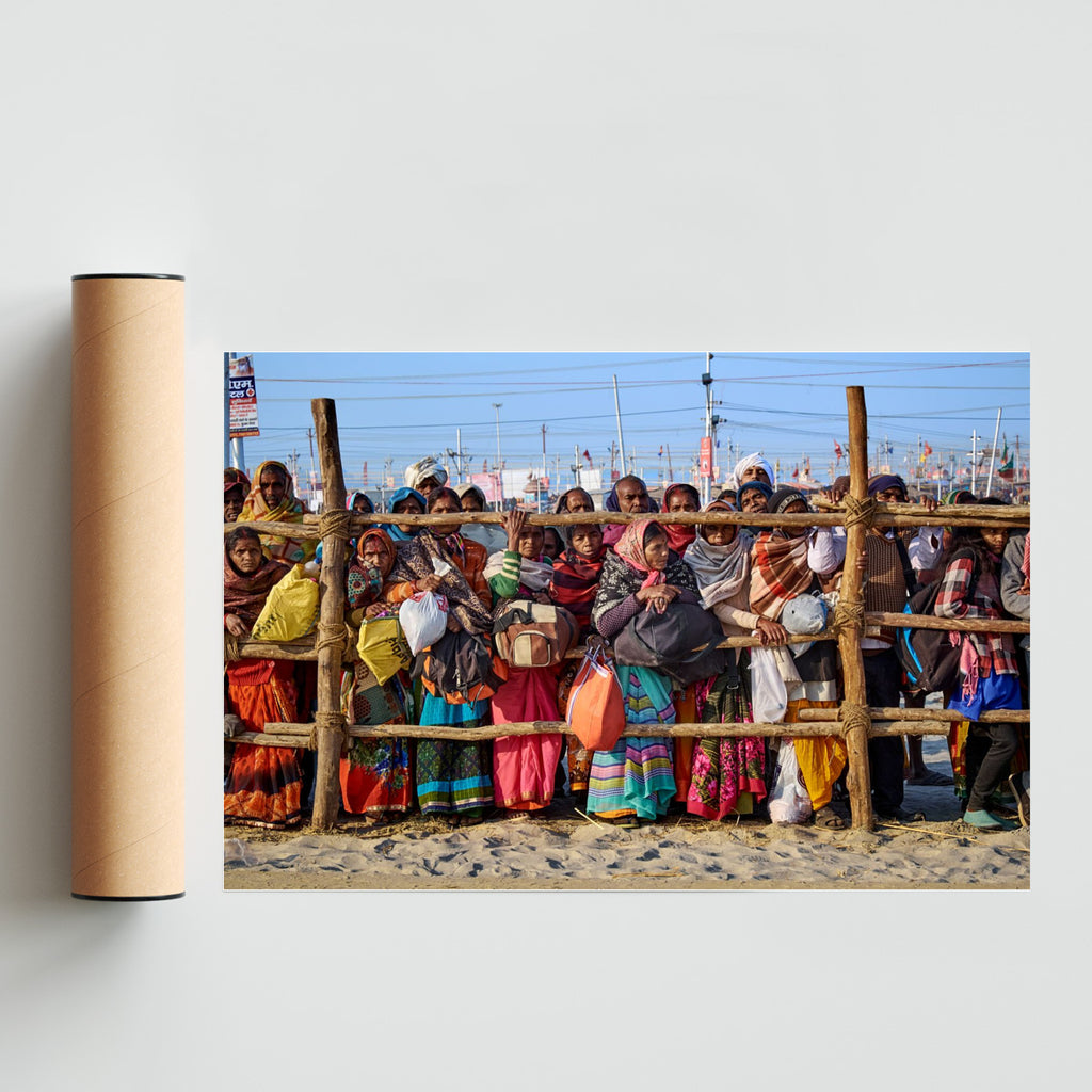Allahabad durante el Kumba Mela.India - FotoH solo print