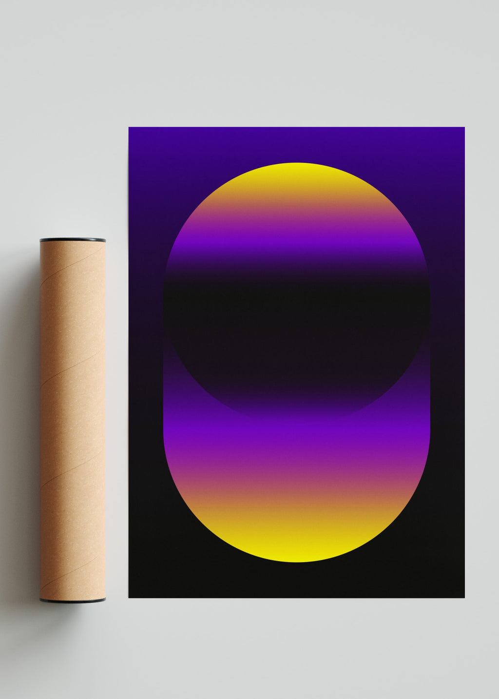Sunrise Abstract - Retrato solo print