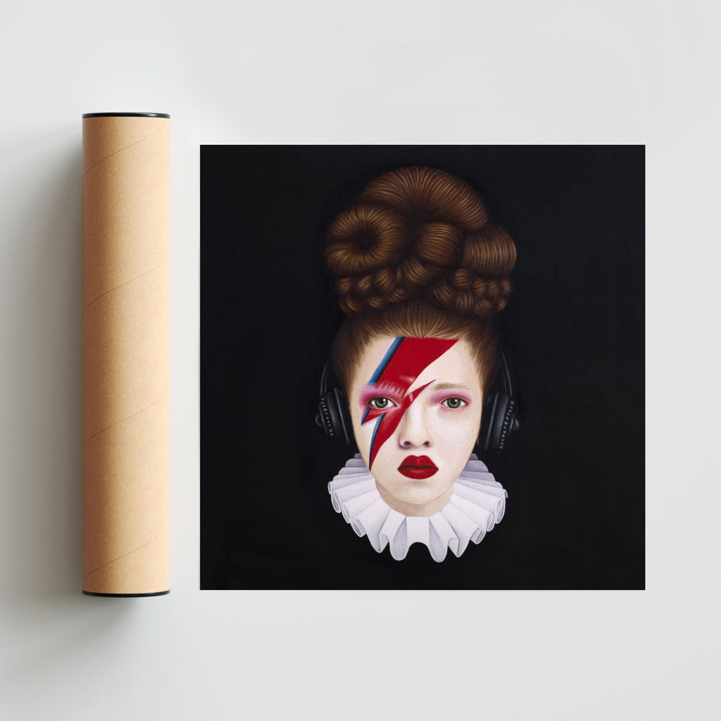 Reina Bowie - Cuadrado solo print