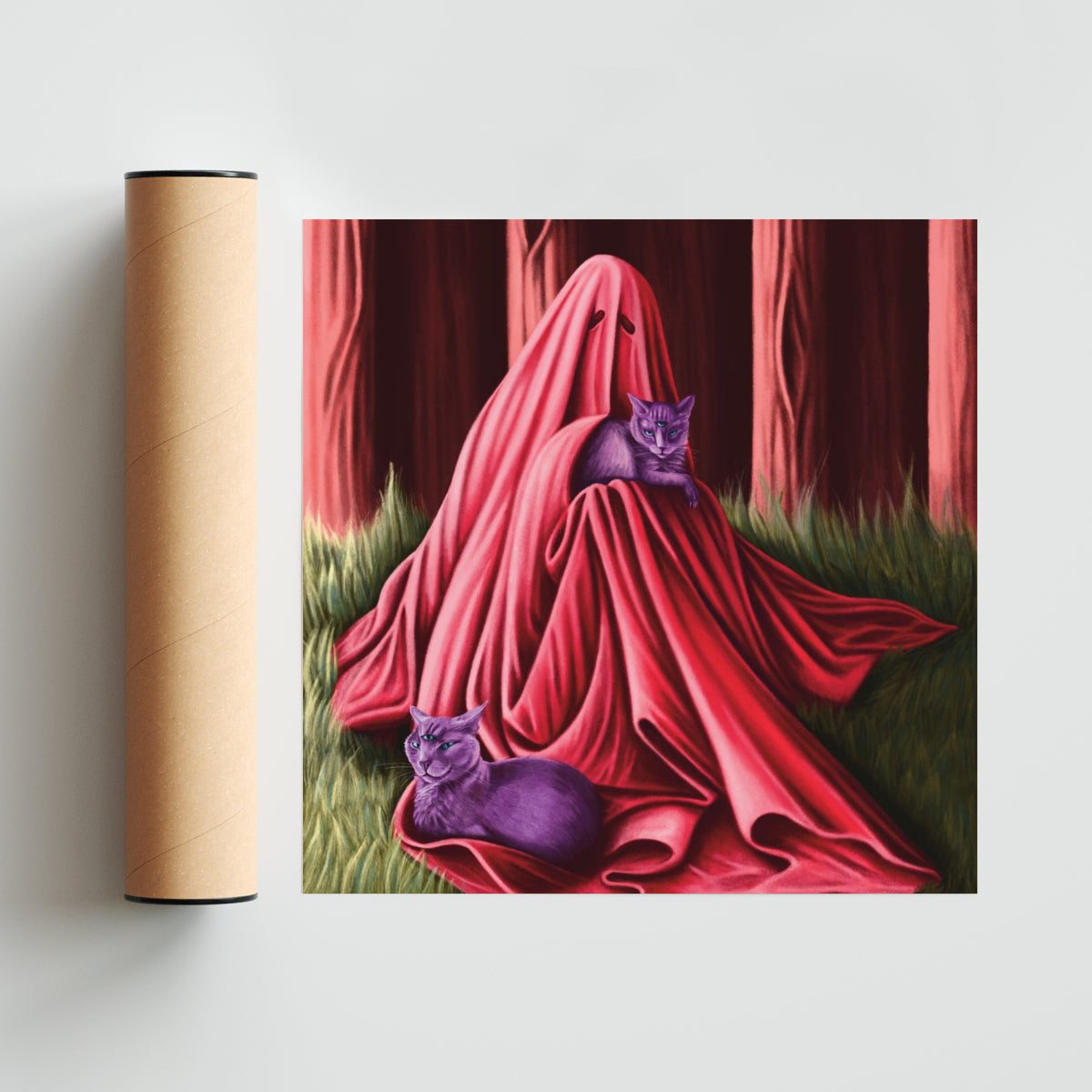 Las Amelias - Cuadrado solo print