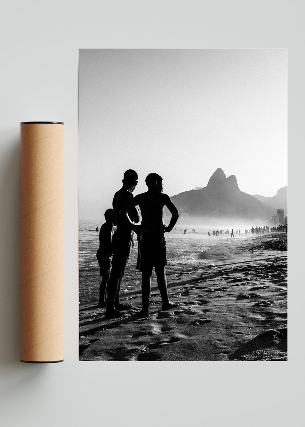 BeachPeopleIpanema - FotoV Solo print