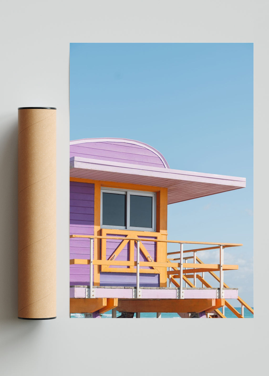 Torre violeta - FotoV Solo print