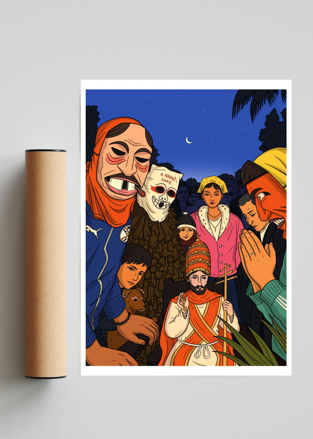 Kamba Ra'anga - Retrato solo print