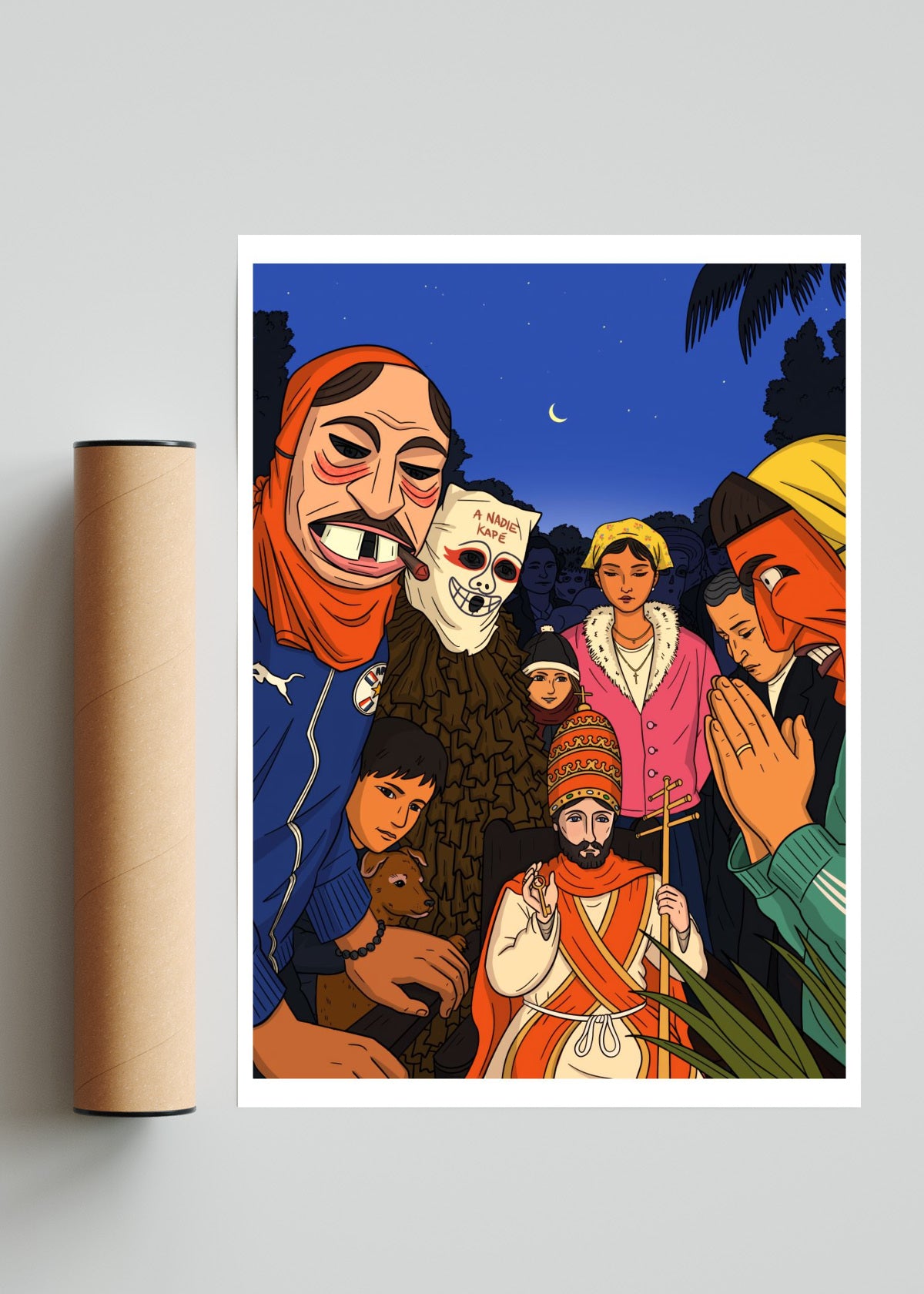Kamba Ra'anga - Retrato solo print