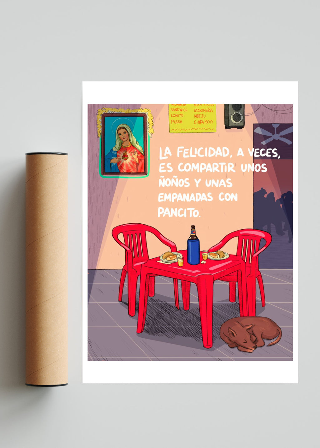 Copetín paraguayo - Retrato solo print