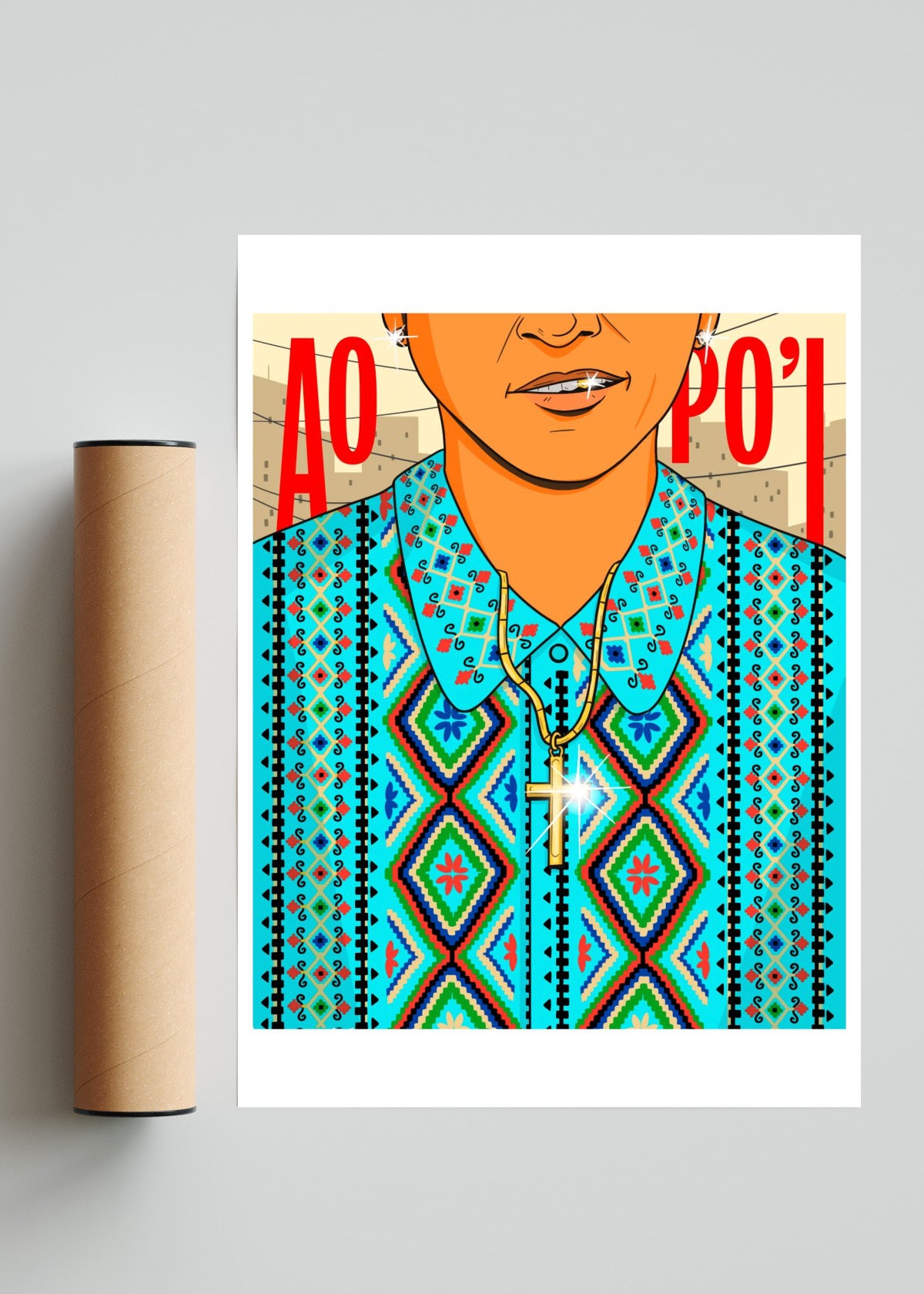 Ao Po'i - Retrato solo print