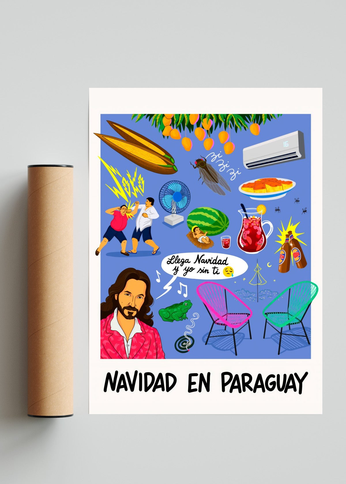 Navidad en Paraguay - Retrato solo print