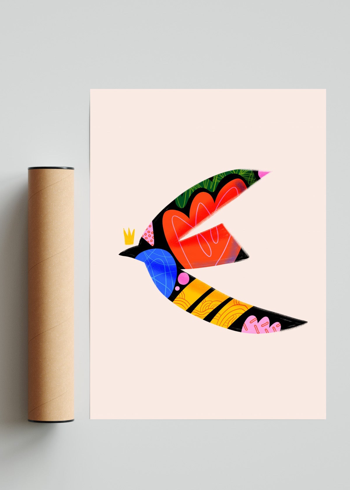 Gaviota GUDIÑO - Retrato solo print