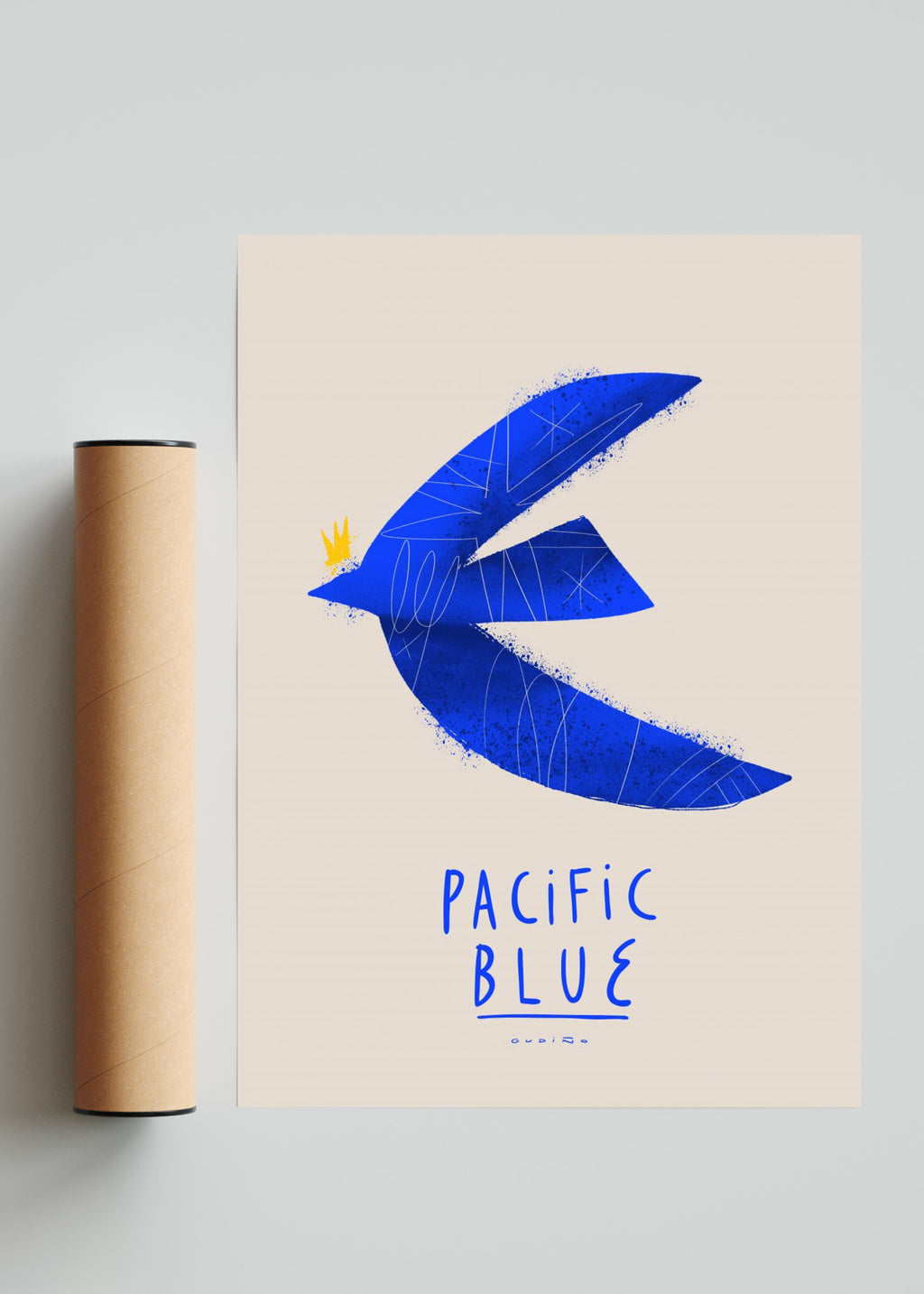 Pacific Blue - Retrato solo print
