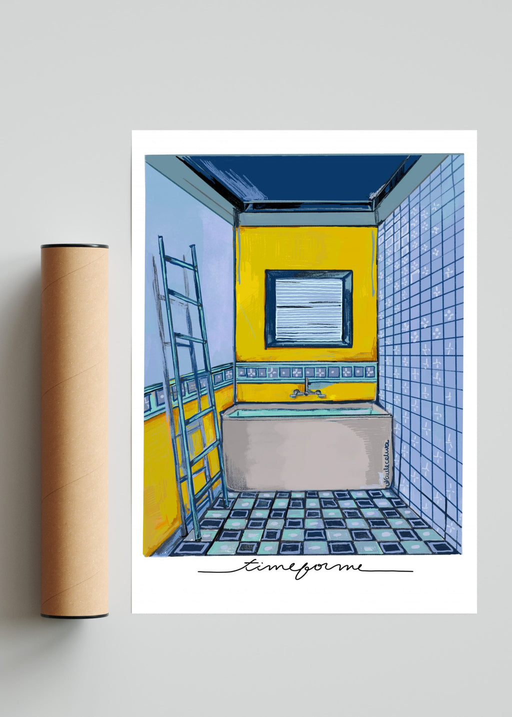 Time for me - Retrato solo print