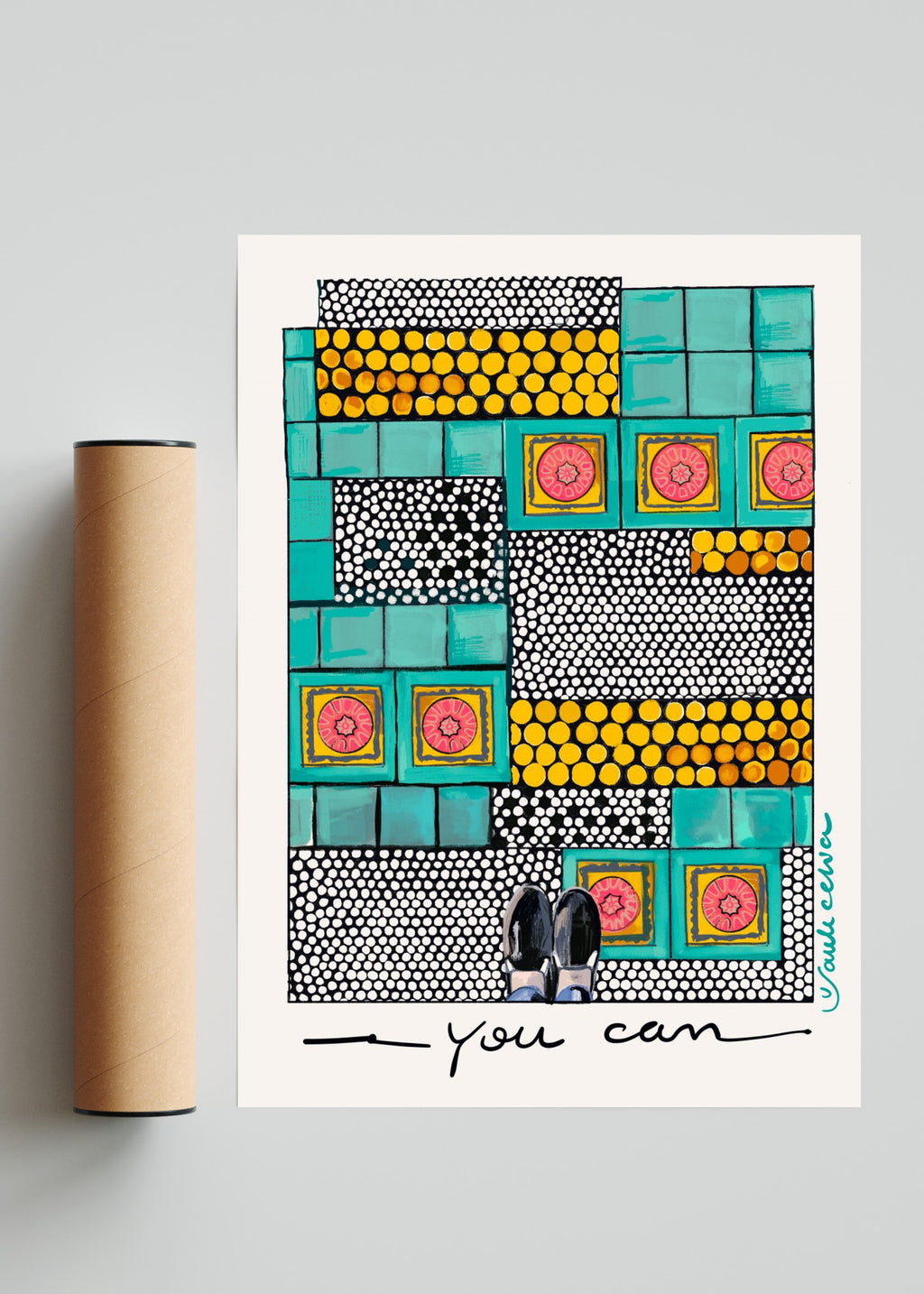 You Can - Retrato solo print