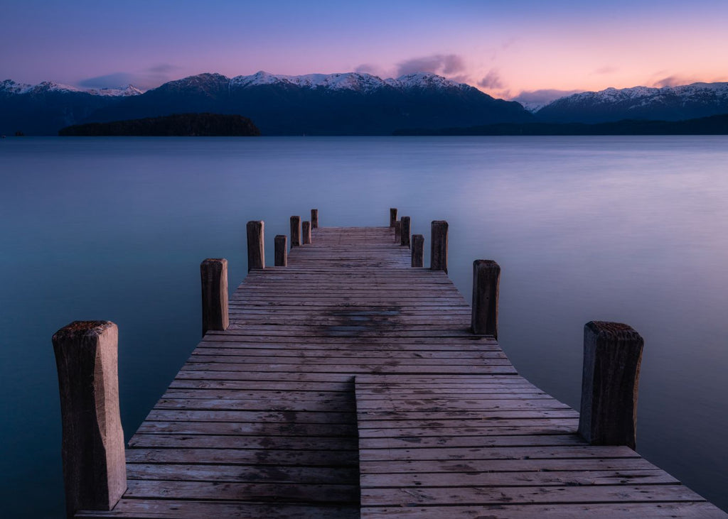 Atardecer en Nahuel Huapi.