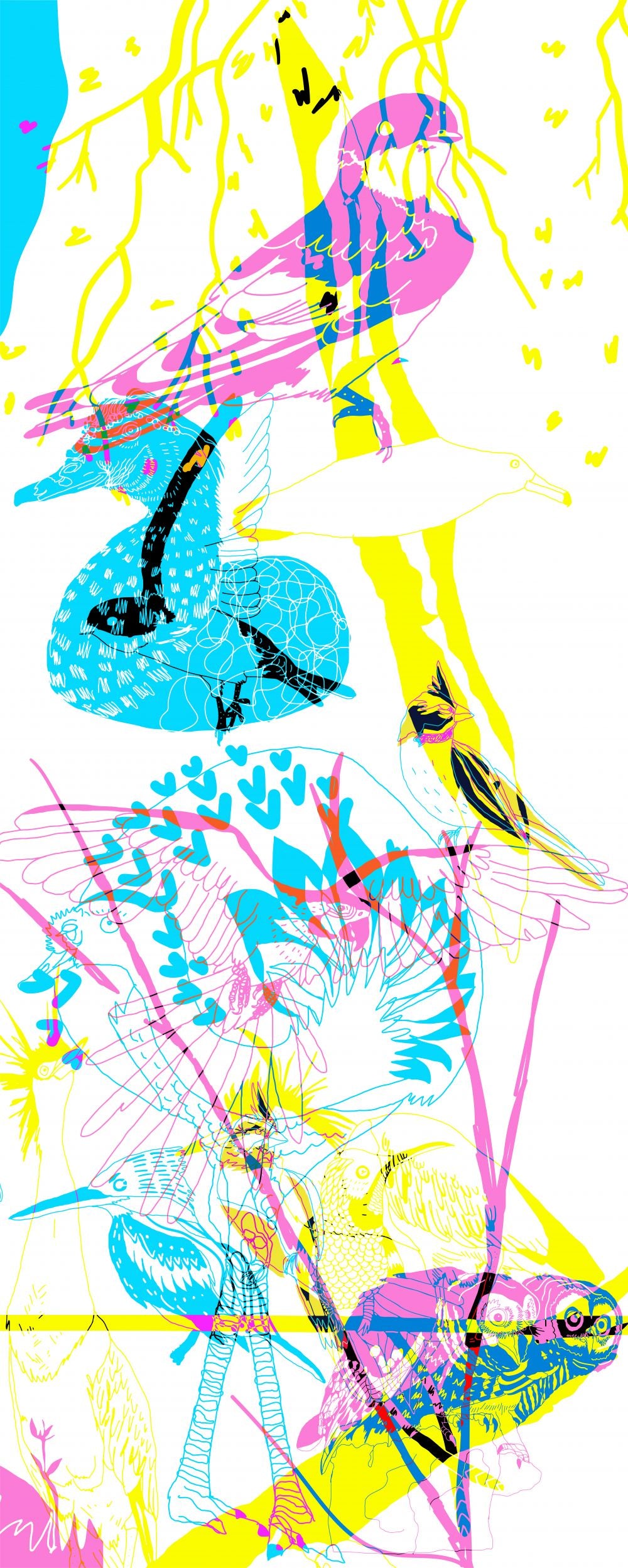 Bandada de aves