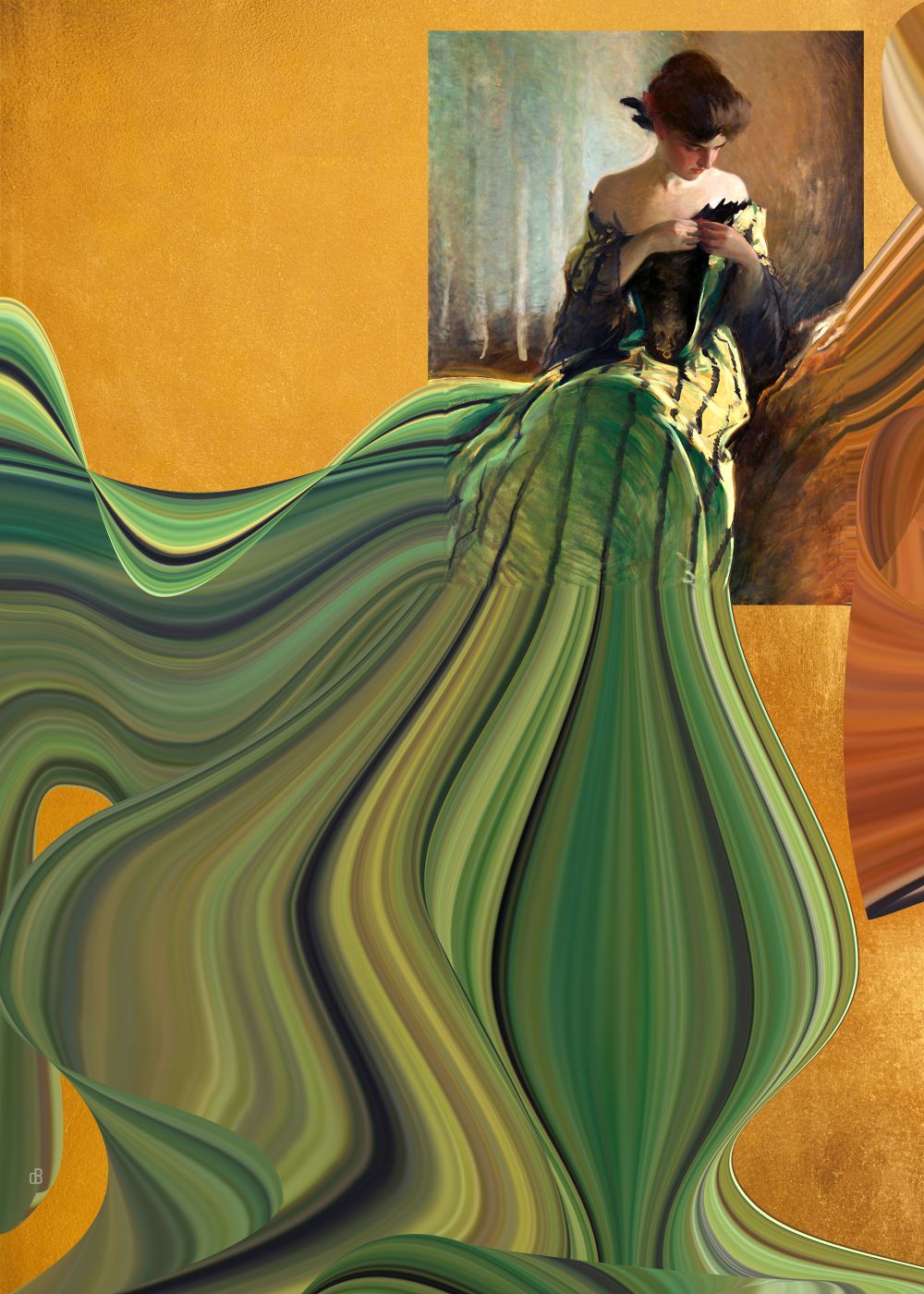 Appropriation – Green Dress
