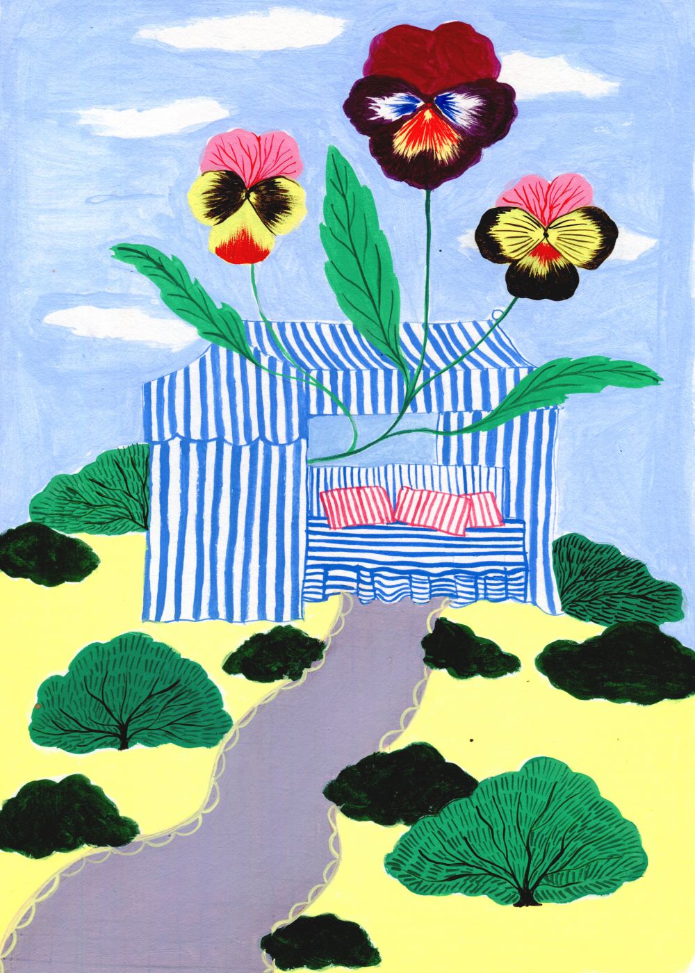 Carpa y pensamientos