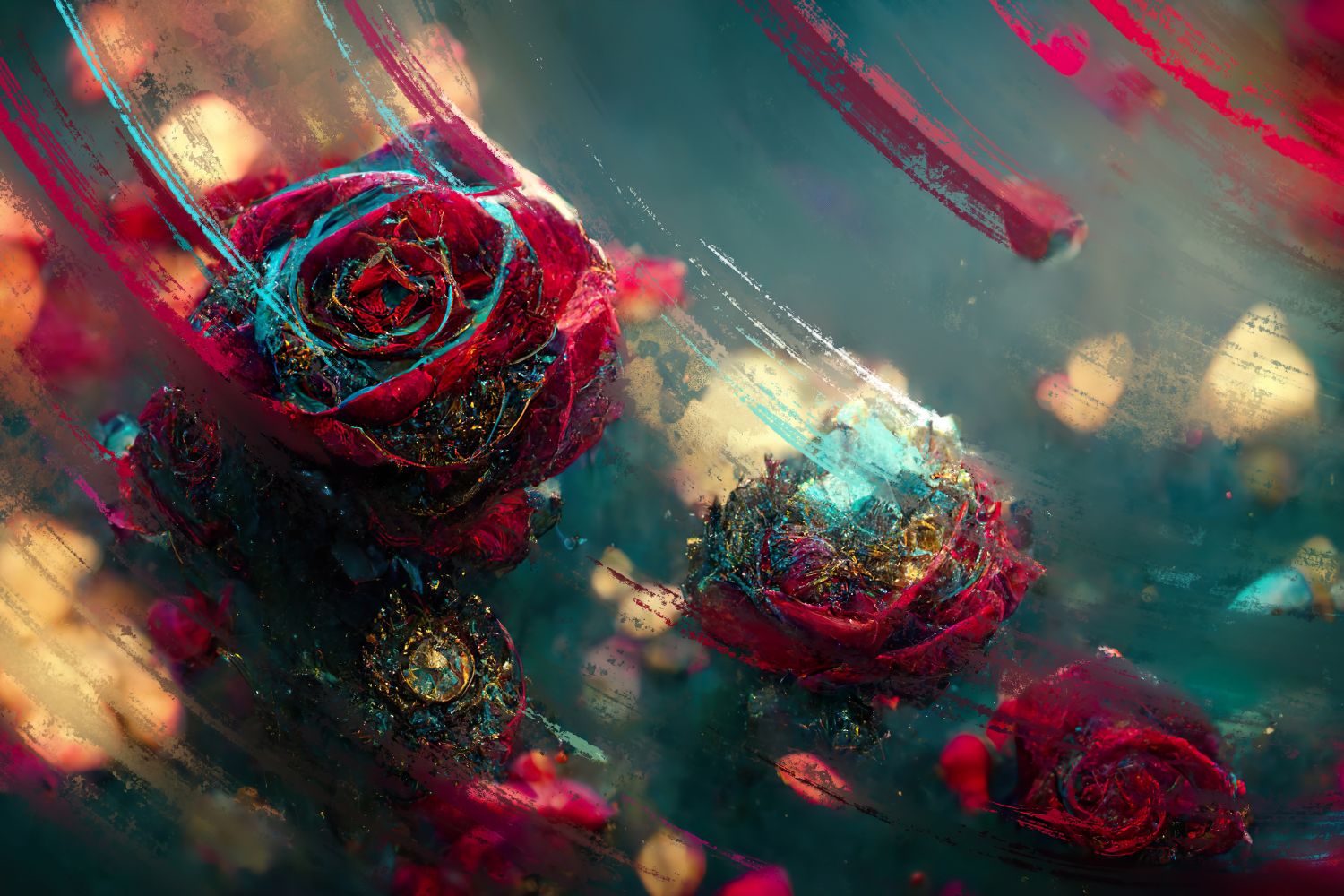 Virtual Garden - Red Roses