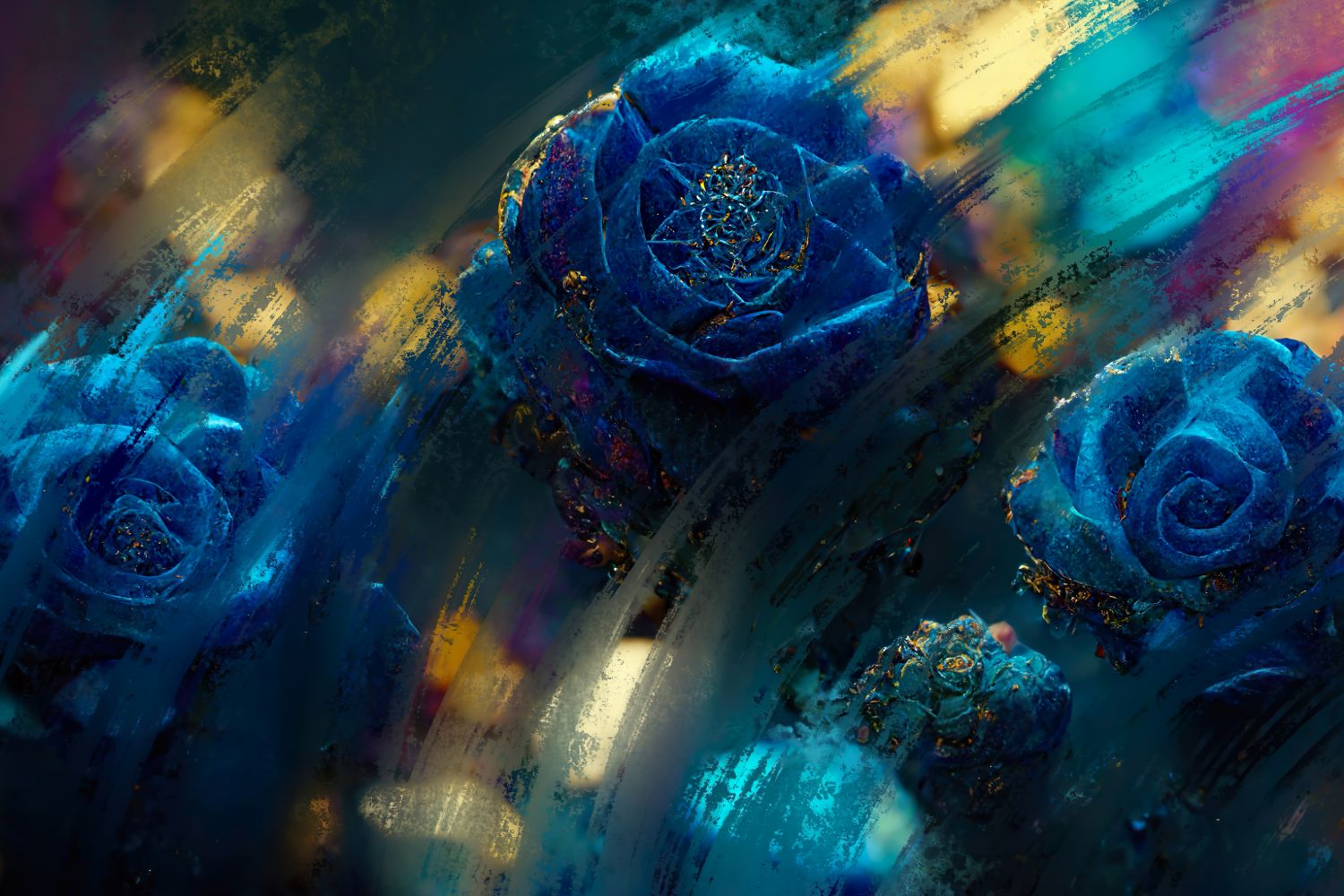 Virtual Garden - Blue Roses