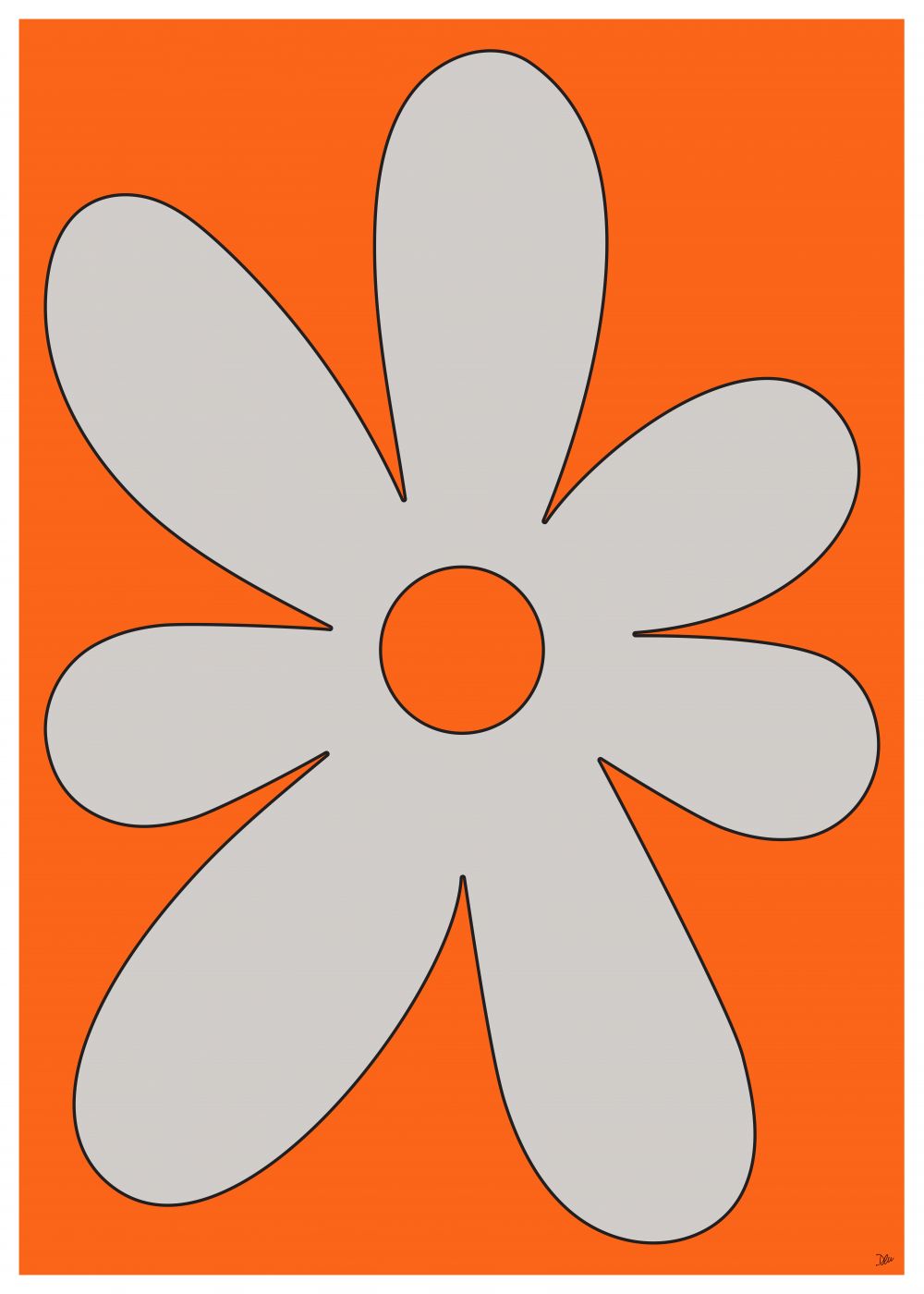 FLOR NARANJA