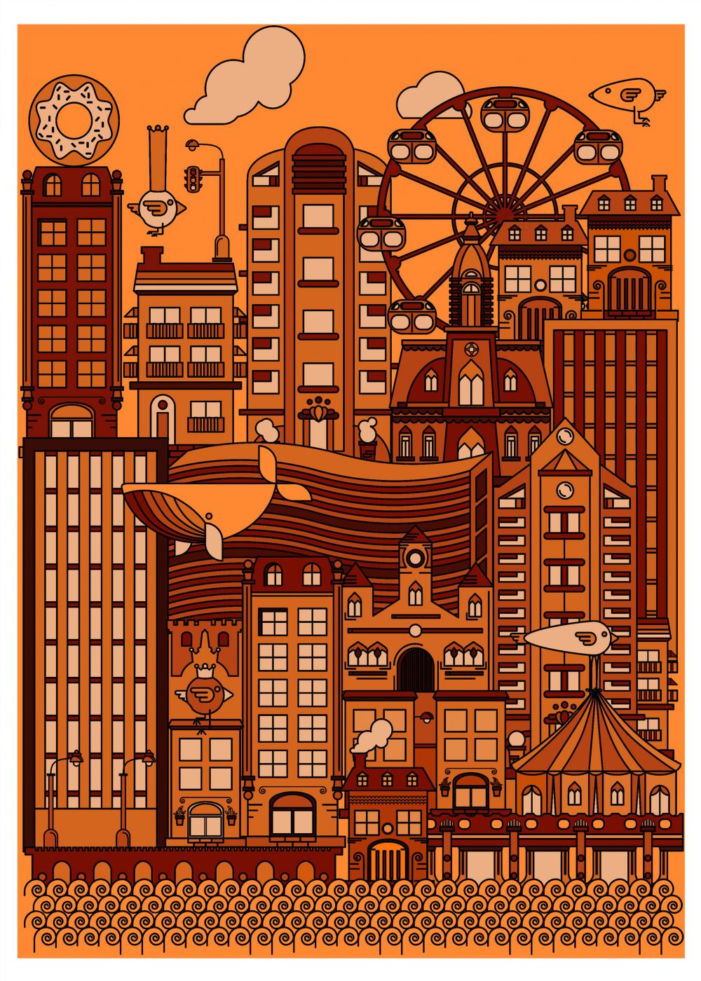 Ciudad ilustrada