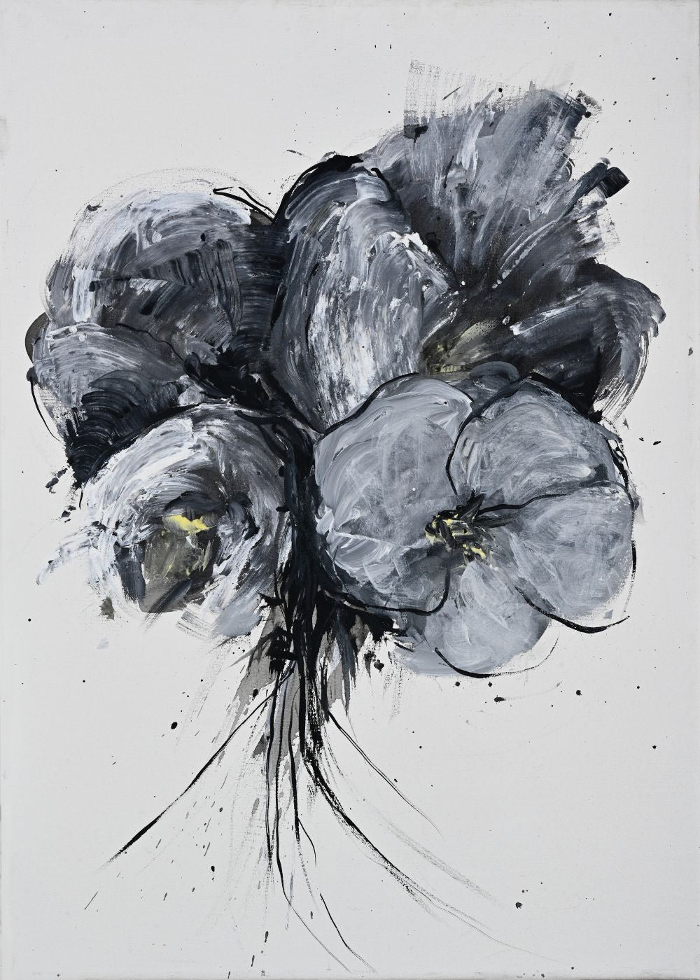 Flores grises IV