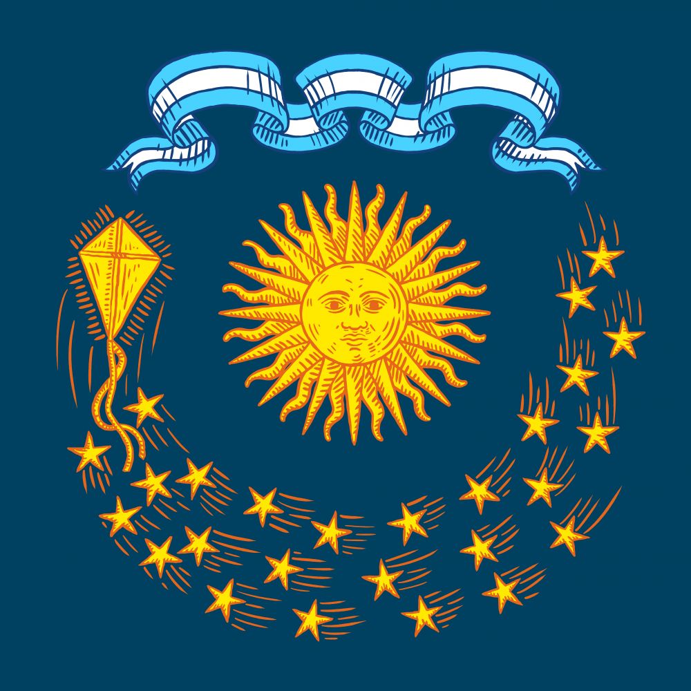 Barrilete cósmico guiando las estrellas