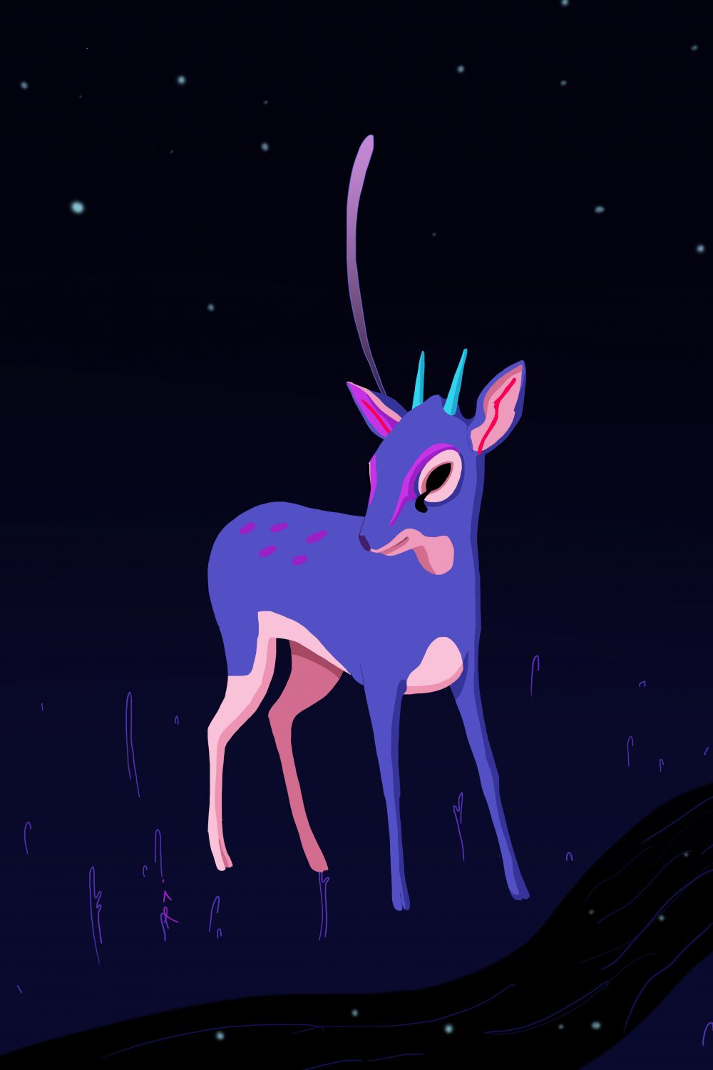 Ciervo nocturno