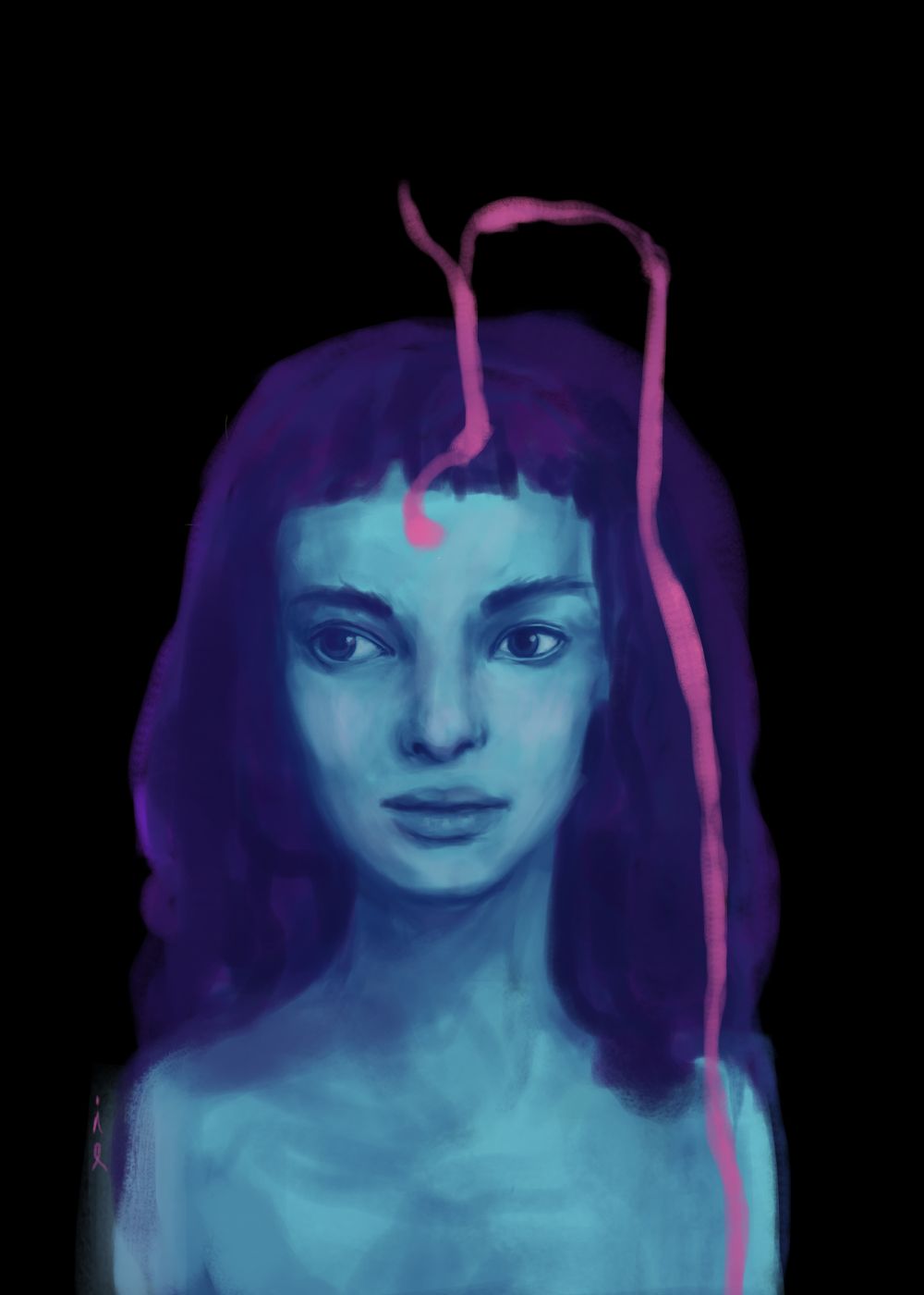 Mirada azul