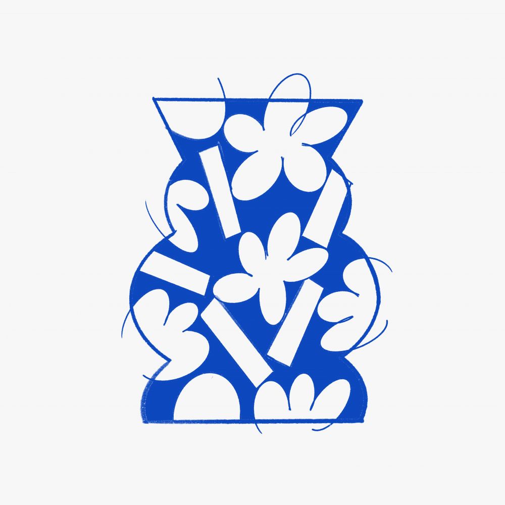Vase Blue