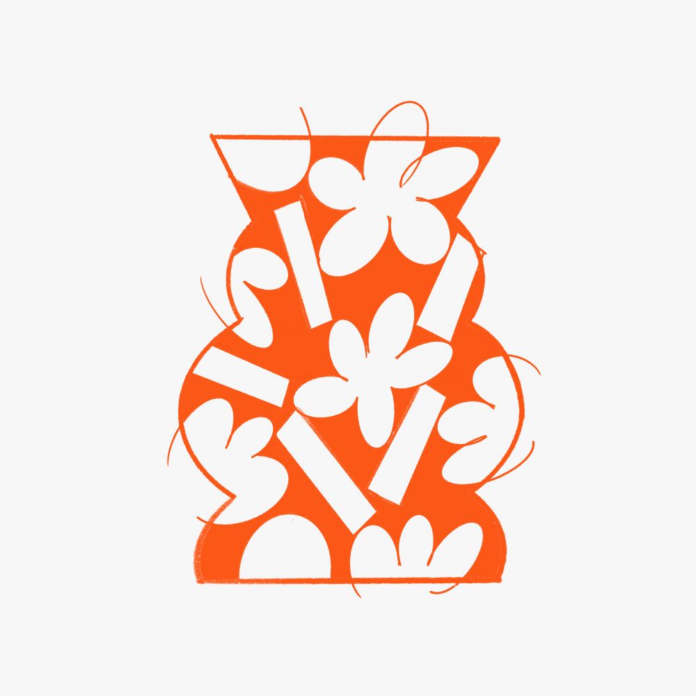 Vase Orange