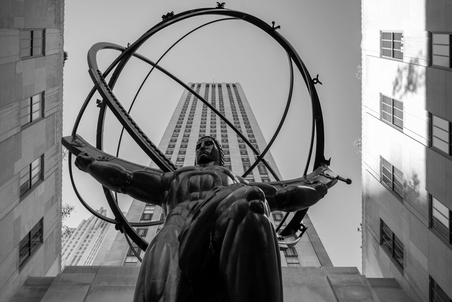 La escultura de Atlas Rockefeller Center
