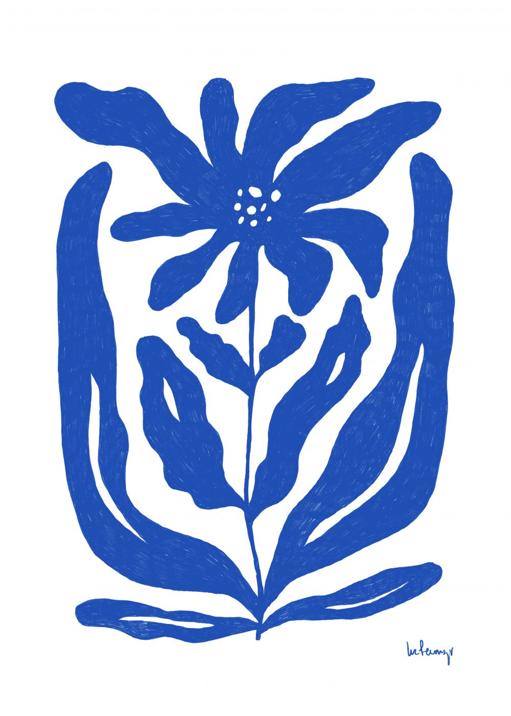 Flor azul 2