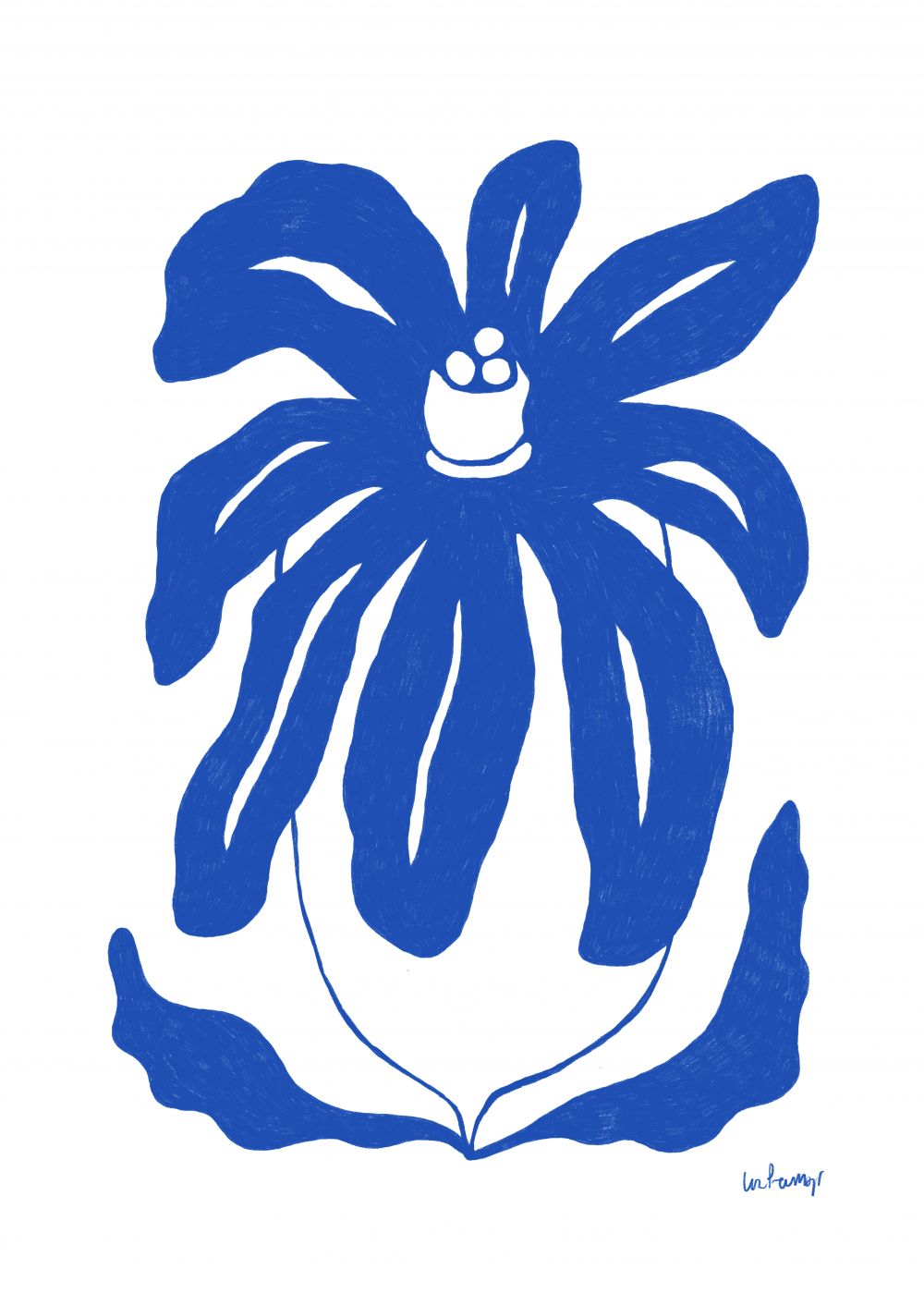 Flor azul 3