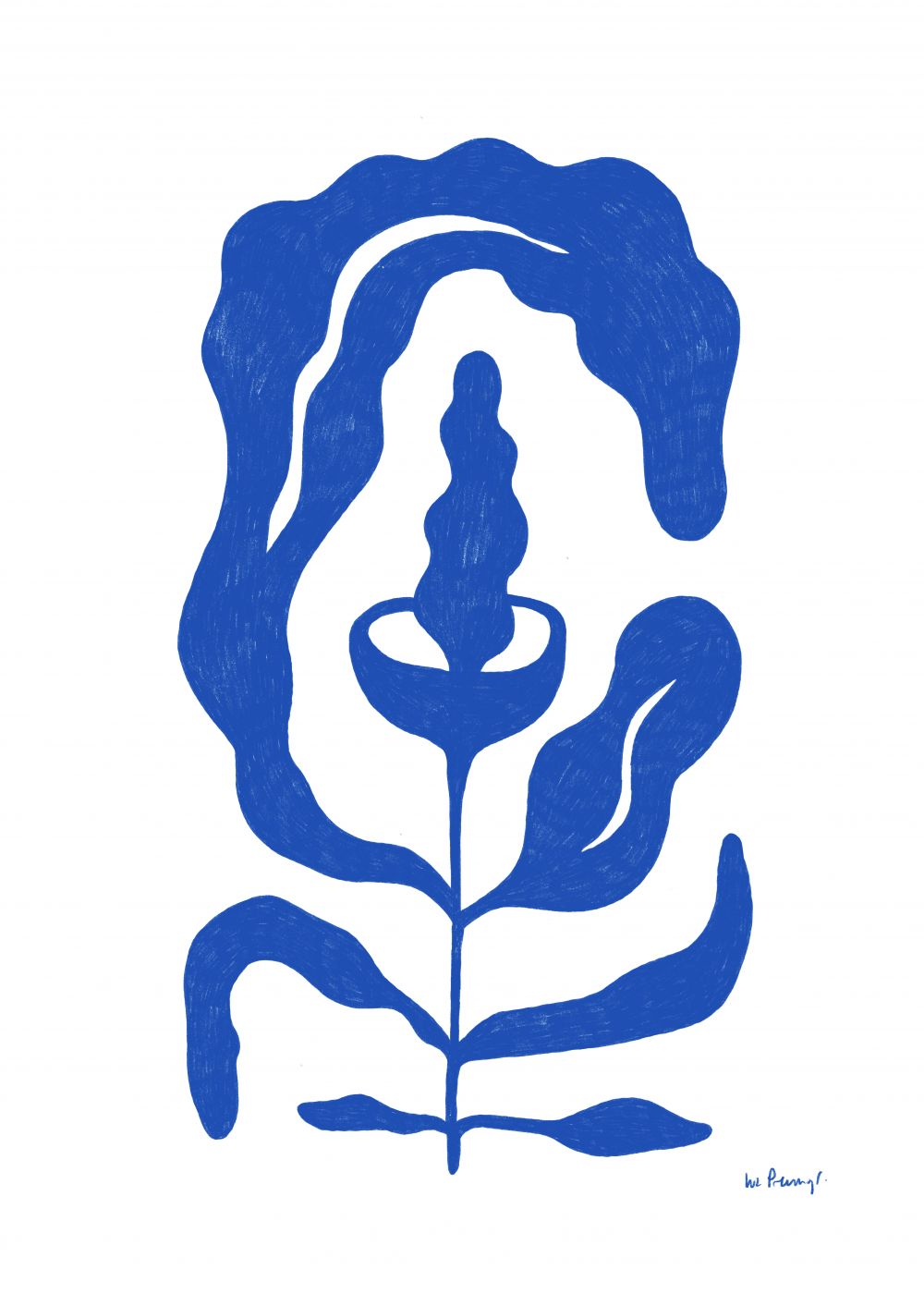 Flor azul 4