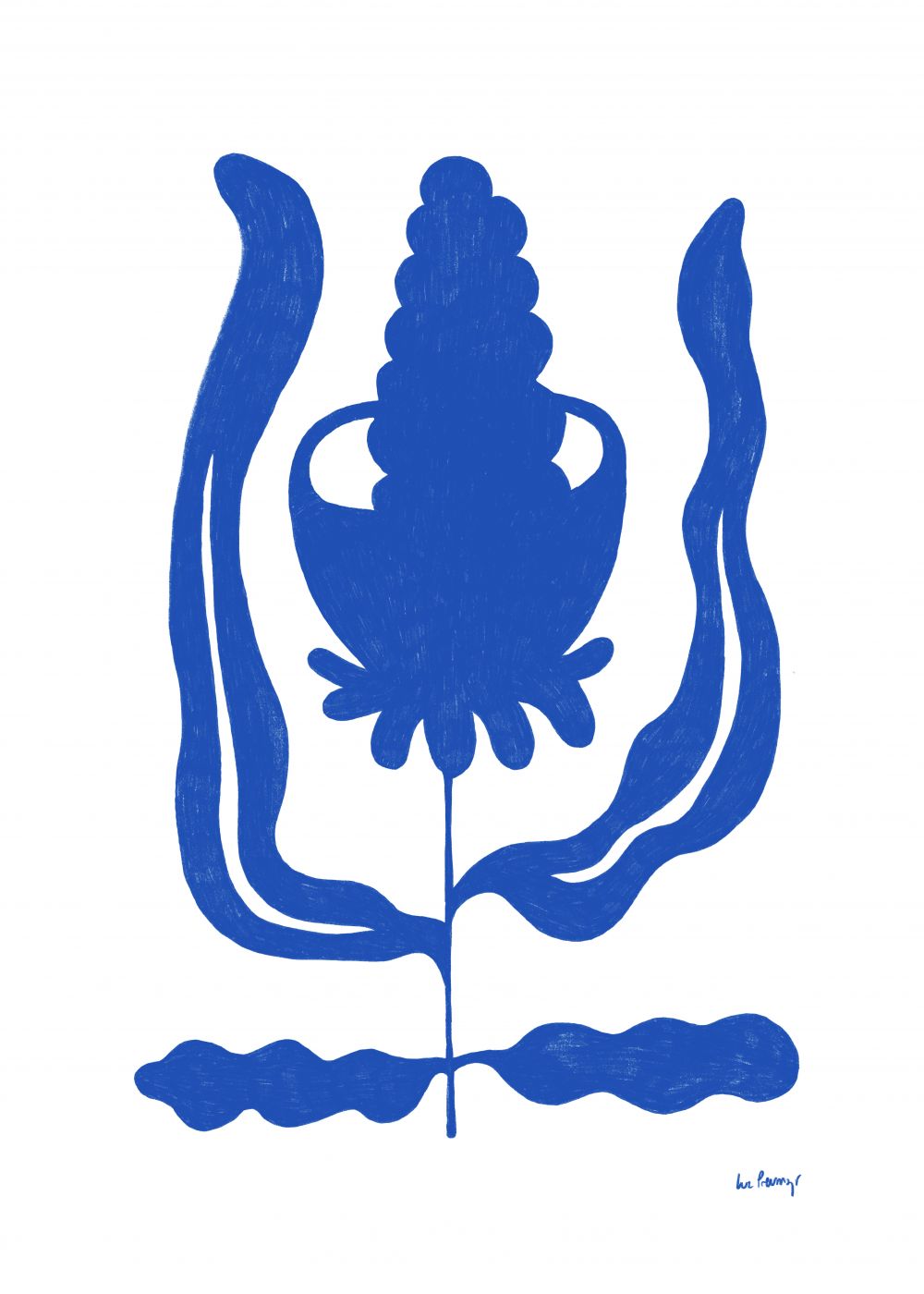 Flor azul 5