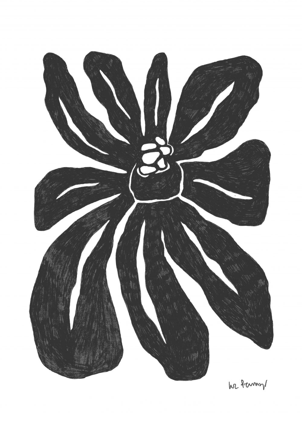Flor casi negra 1