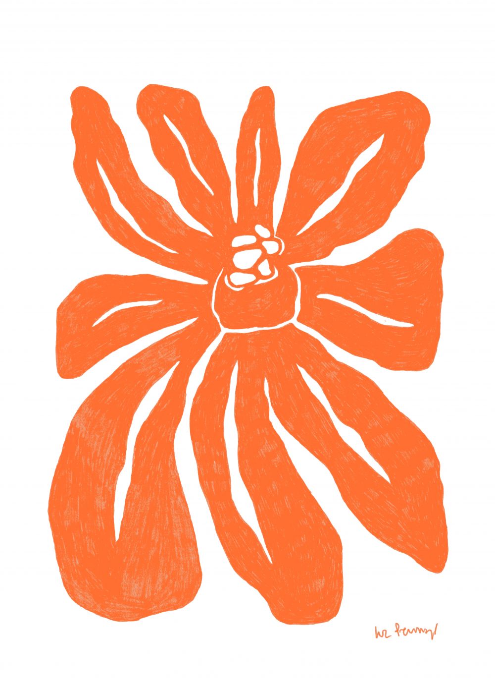 Flor naranja 1