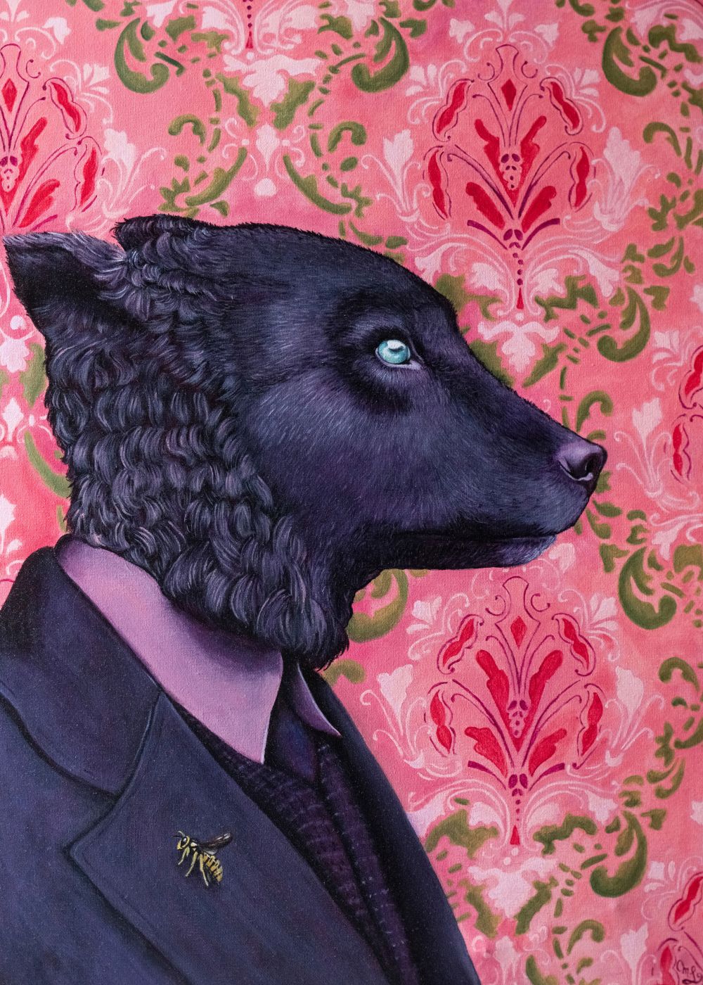 The portrait of an important wolf lord