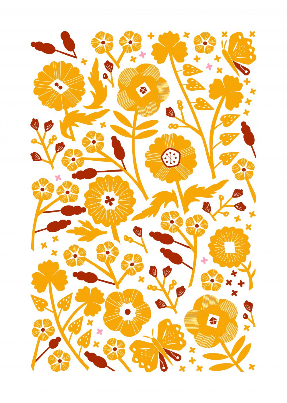 Florecillas del Campo - Naranja