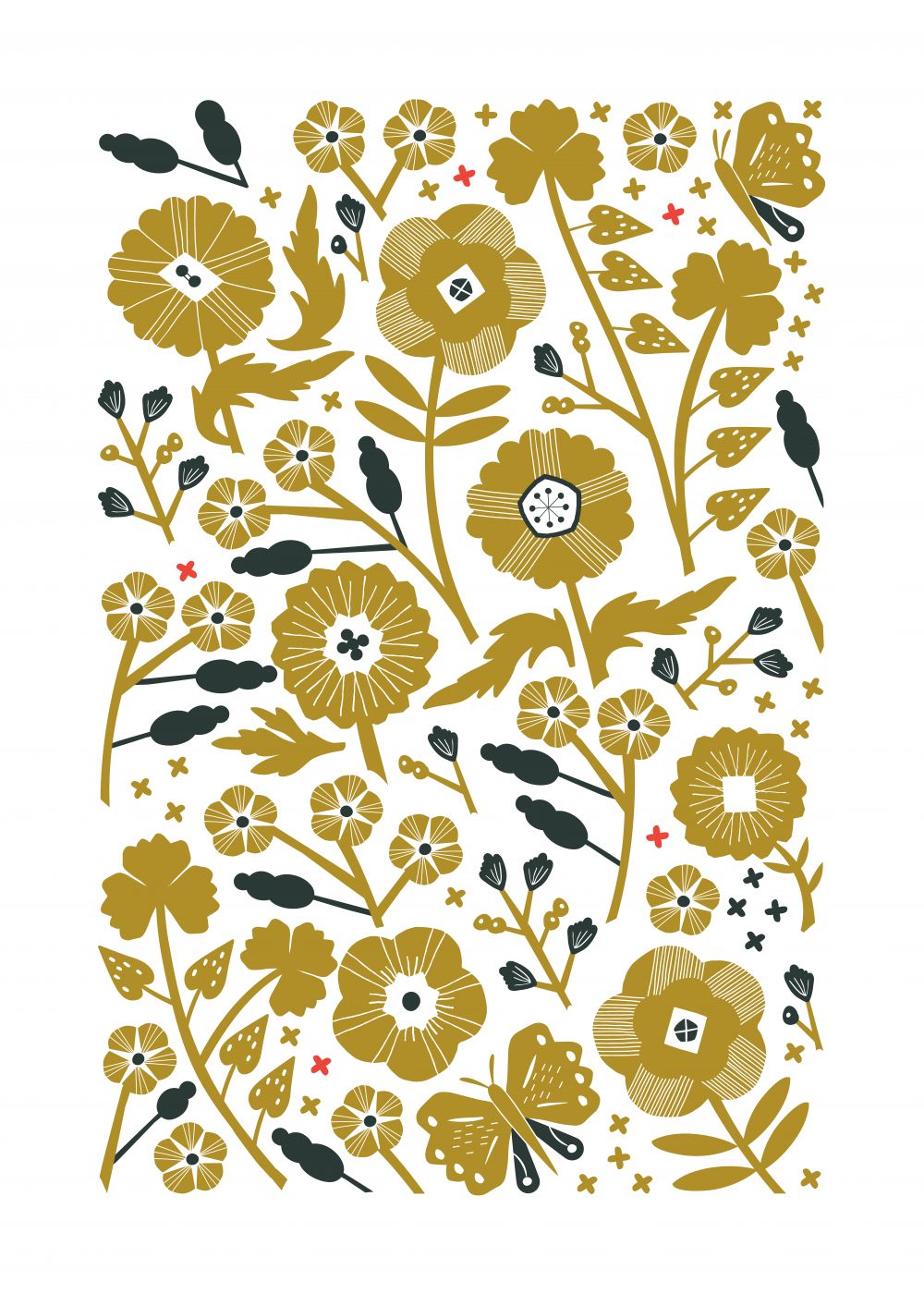 Florecillas del Campo - Oro